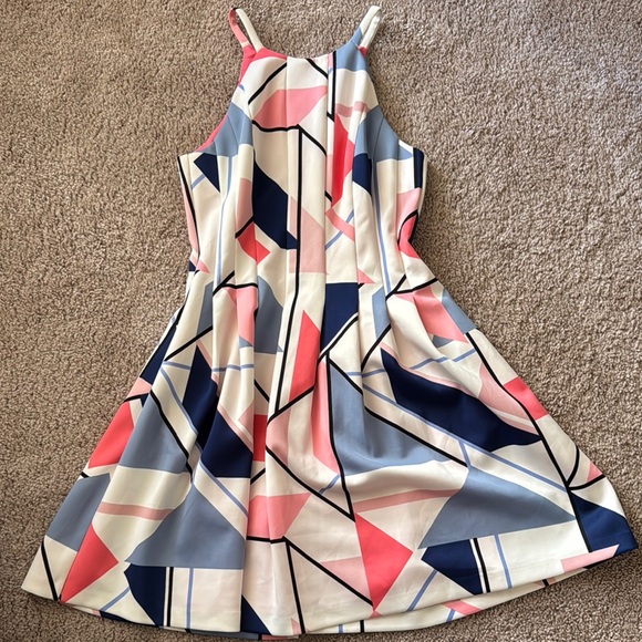 Vince Camuto Dresses & Skirts - Vince Camuto Pink and Blue Halter Sundress